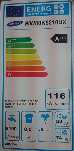 ww80 مصرف انرژی