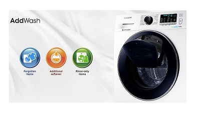 ماشین لباسشویی add wash سامسونگ مدل ww90k5213ww بانه 24