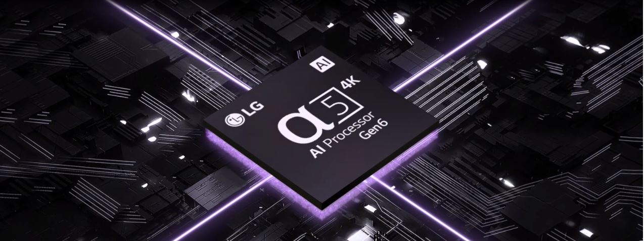 کارایی پردازنده  α5 AI processor 4K Gen6