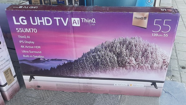 تلویزیون 55 اینچ ال جی lg 55um7090