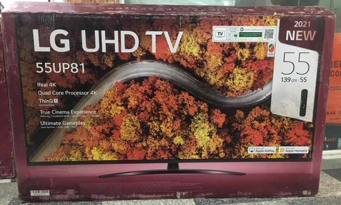 خرید انواع تلویزیون LED از بانه24 مدل 55UP8150 ال جی
