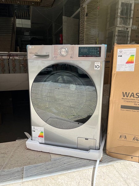 قیمت ماشین لباسشویی ال جی 8 کیلوگرمی بخارشرردار در بانه 24
