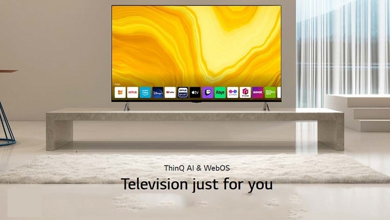 خرید تلویزیون qned80 ال جی سایز 65 اینچ با قیمت و مشخصات در بانه 24