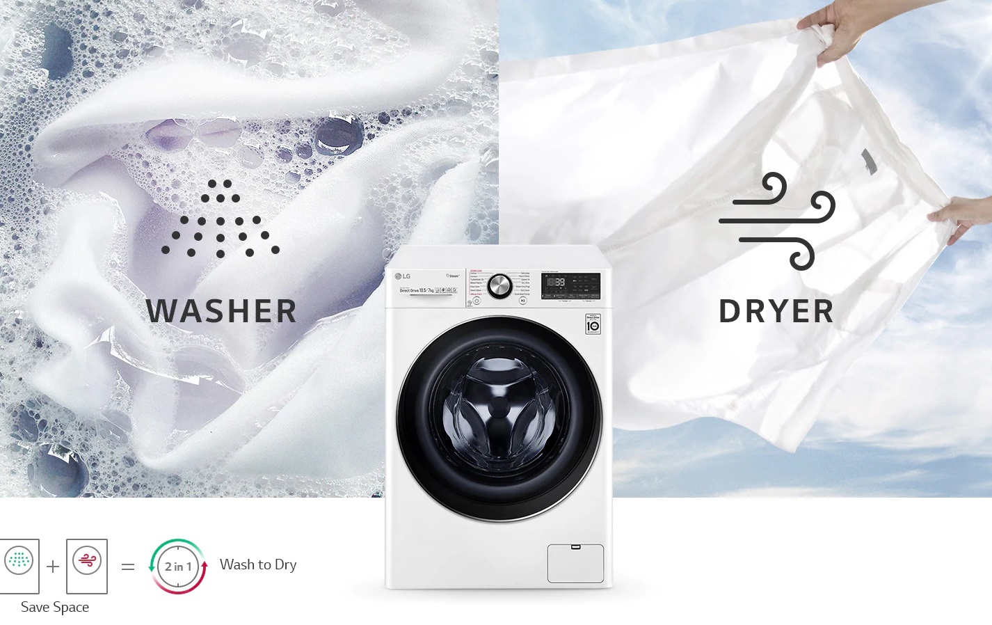 قدرت خشک کردن البسه در ماشین لباسشویی WV4149PVG